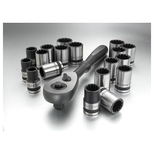 Craftsman 19-pc 1/2-in Universal Socket Wrench Set 9-3770