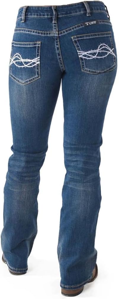 Cowgirl Tuff Western Denim Jeans Women DFMI Medium Wash DFMIH0