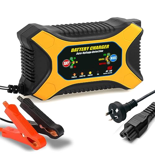 batterieladegerät 12V 12A Auto batterien ladegerät mit Temperaturkompensation für Auto Motorrad, AGM, Gel, SLA usw