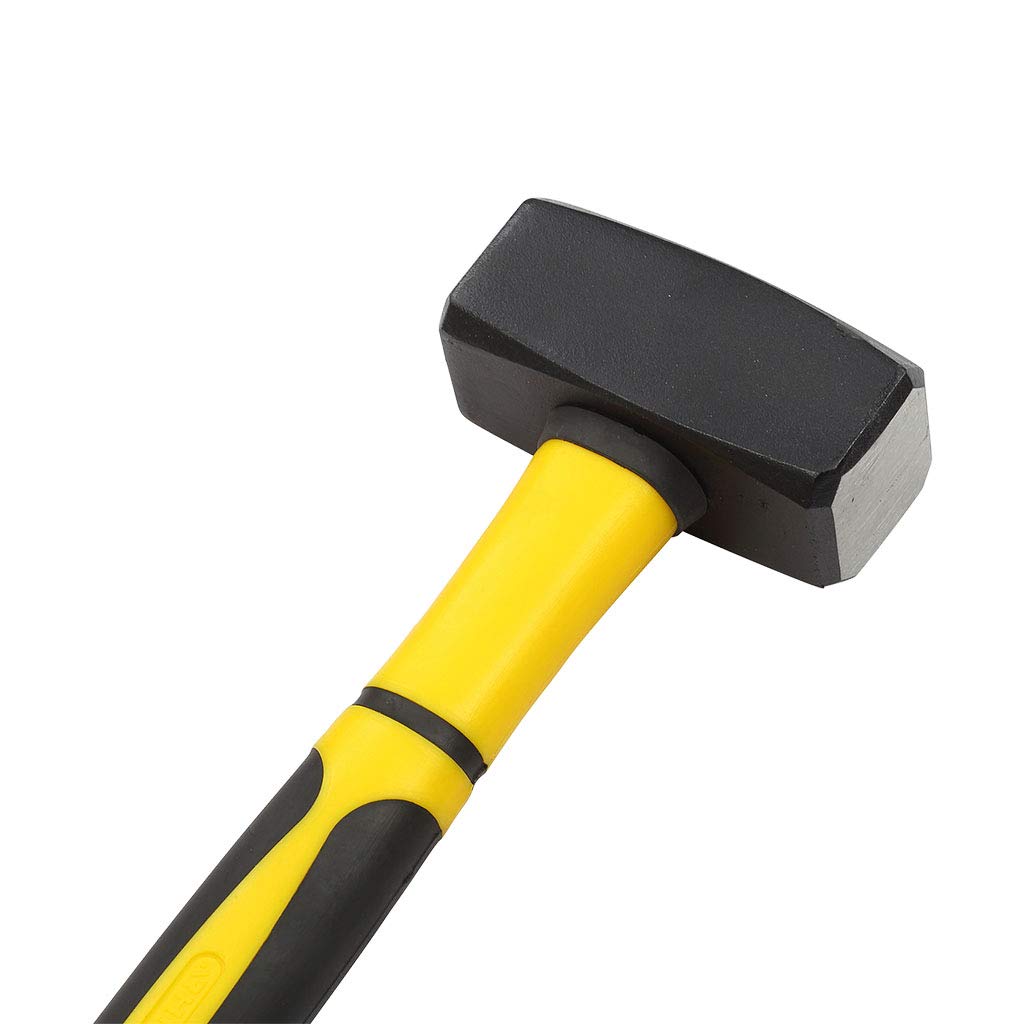 Rhino 18212 - Massetta da 1 kg con manico infrangibile (trimaterière), peso 1 kg di garanzia 5 anni di alta qualità, strumento da boxe o da percussione utilizzato dai muratori, disponibile in varie
