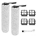 YYDSLEE Kit d'accessoires pour Tineco Floor One S5 Combo / S5 Combo Power Kit aspirateur eau et poussière 7 pièces Accessoires 2 Rouleau brosse + 4 filtres pièces détachées + 1 brosse de nettoyage
