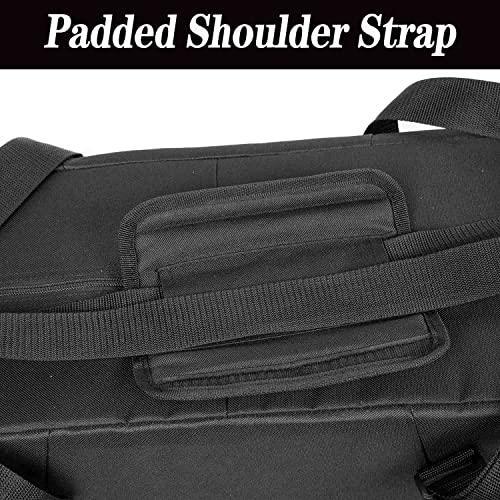 Kioqiear Padded Cornhole Carrying Case For 4' X 2' Regulation Size Board,Heavy Duty Cornhole Board Bag With Extra Pockets And Adjustable Shoulder Strap. (Blk) #TOP4