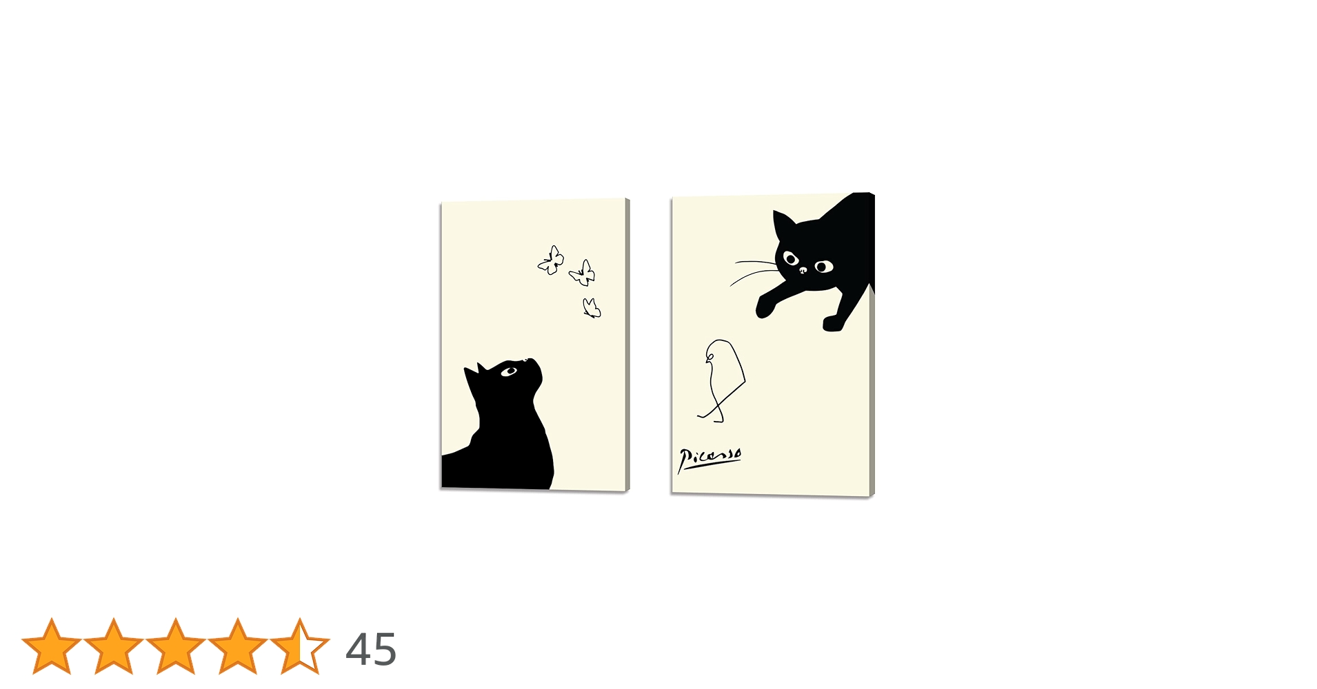 ピカソの猫アート・可愛い猫の絵画・キャンバス 30*40 ピカソの猫アート・可愛い猫の絵画・キャンバス 30*40