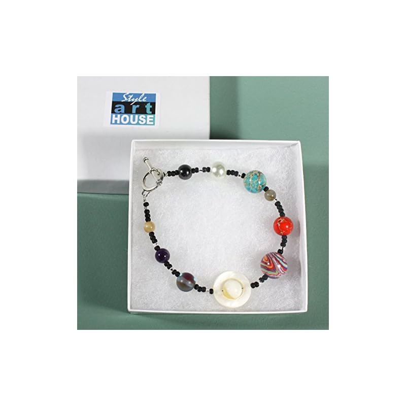 Style-ARThouse The Nine Planets Bracelet, a Bracelet of The Solar System, 9 Inches Size Large - Image 3