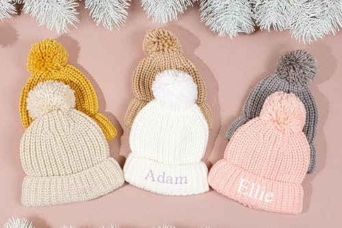 Personalized Christmas Hat for Kids Baby and Toddler Santa Hat with Custom Embroidery Ideal Holiday Present3