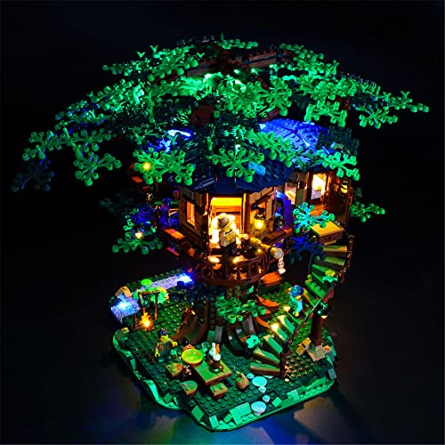 Image of LIGHTAILING Led Lighting Kit for Lego- 21318 Tree-House Building Blocks Model - LED Light Set Compatible with Lego Model(Not Include Lego Model)
