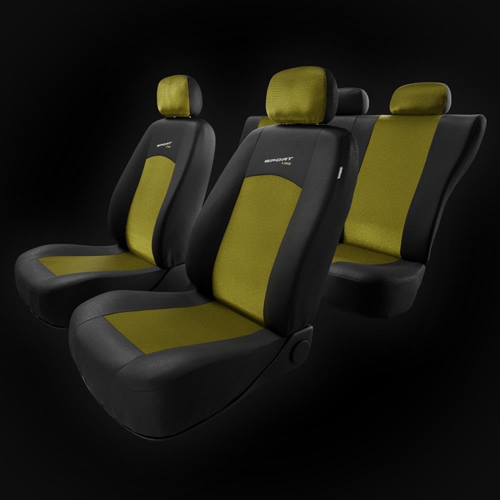 Mossa Sitzbezüge Für Seat Ibiza 1984-2019 - 2-teilig, Velours, Airbag-kompatibel