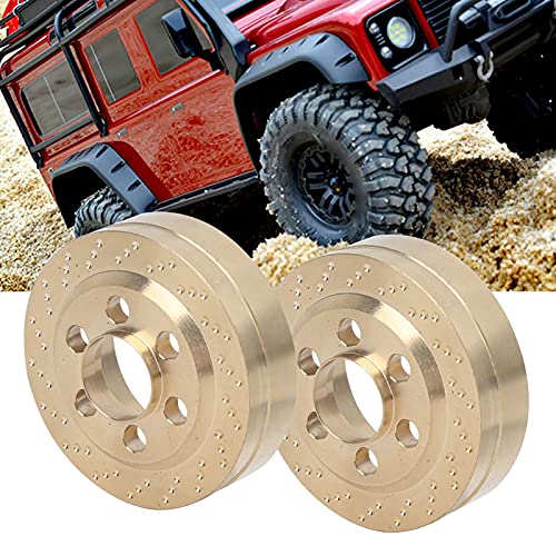 Gegengewicht, Balance Gewicht, Messing, SCX10 RC Crawler, Ersatzteile, 2PCS, für RC Crawler, Kletterauto, für bessere Balance und Stabilität