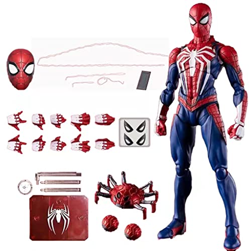 Spiderman Action Figures - Spiderman Movie Hero Series - Spiderman Figures - Spiderman Toys (WD Blue)