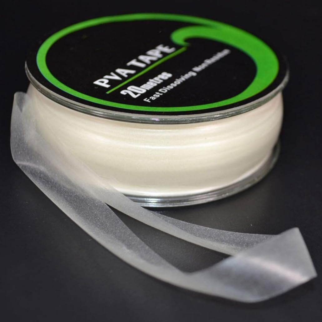 Fishing PVA String, Bande PVA Ruban Rapide à Eau à Eau à Eau à Eau Rapide Film à chaîne d'eau dissolvant l'outil d'alimentation de pêche à la Carpe