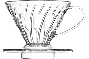 V 02 60° Cone Plastic Coffee Dripper Reusable Coffee Filter