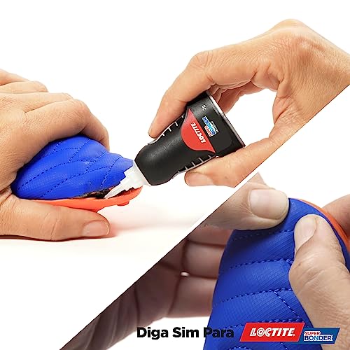 Loctite Super Bonder Flexível Controle, Super Bonder Gel Flexível, Super Cola com Fórmula Antigoteja