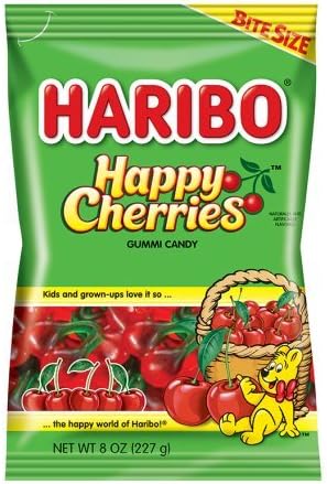 Happy Cherries Gummi Candy, 8 oz