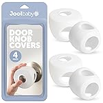 Jool Baby Door Knob Child Safety Covers (4 Pack) Prevent Kids from Opening Doors - Easy to Install