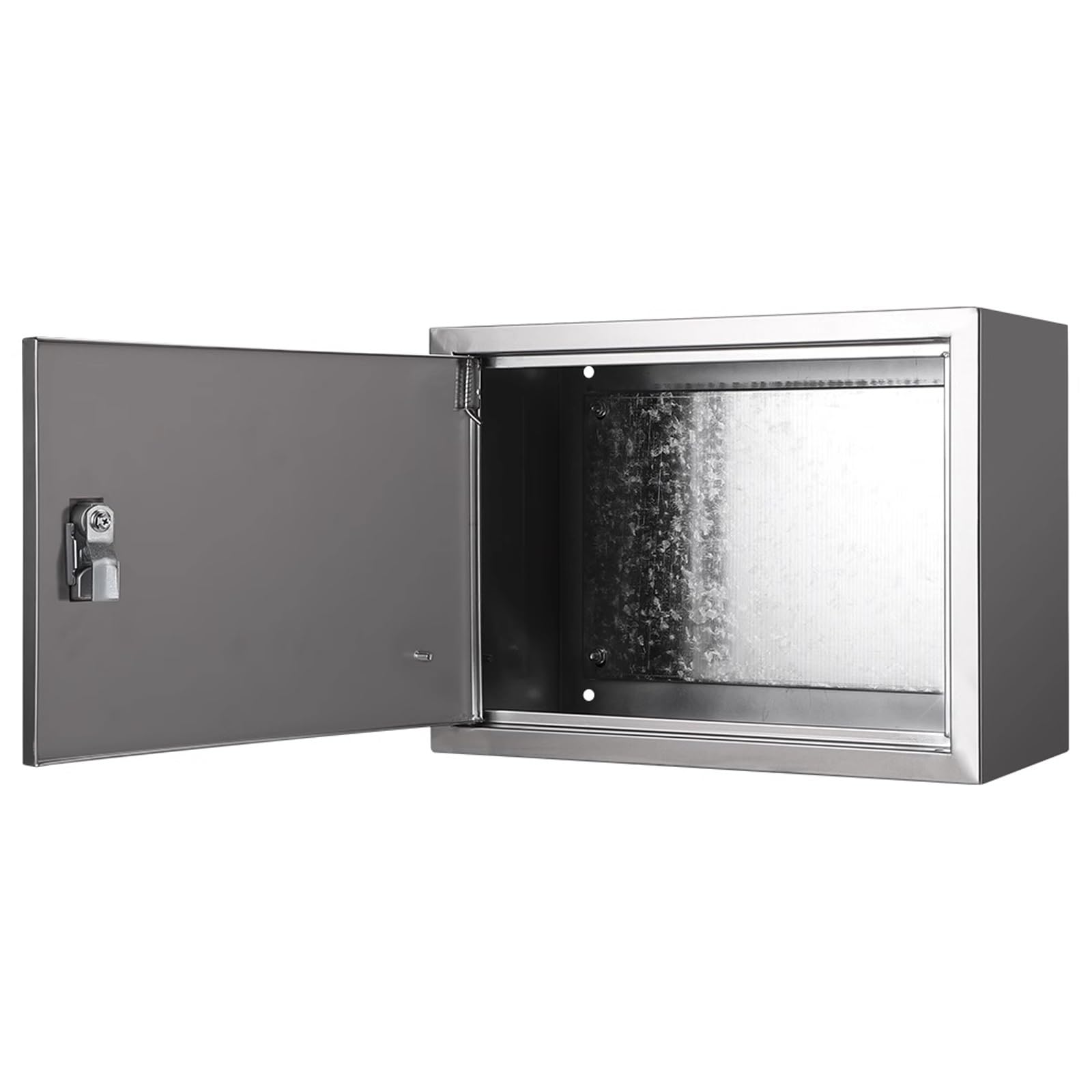 Armario de Distribución para Pared de Acero Inoxidable 304, Caja Distribucion Electrica Impermeable IP65, para Interiores y Exteriores, para Proyectos de Iluminación WiFi(40x30x20cm)