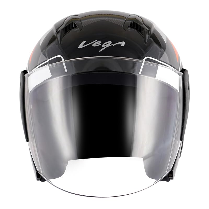 Image of Lark Legend Black Orange Helmet-L