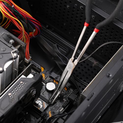 Image of 3 Pcs 11 Inch Needle Nose Pliers Set 25 45 90 Bent Nose Pliers for Commodity Production, Hardware Bending and Electronic Assembly