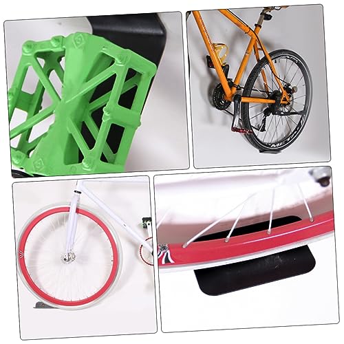 ifundom Estante para bicicletas percha acero colgador de bicicleta de techo almacenamiento-bicicletas-interior gancho de bicicleta pared de bicicletas que muestra el soporte planchar Negro