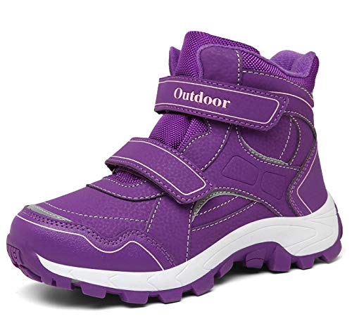 ZYLDK Kinder Winterschuhe Warm Gefütterte Winterboots Jungen...