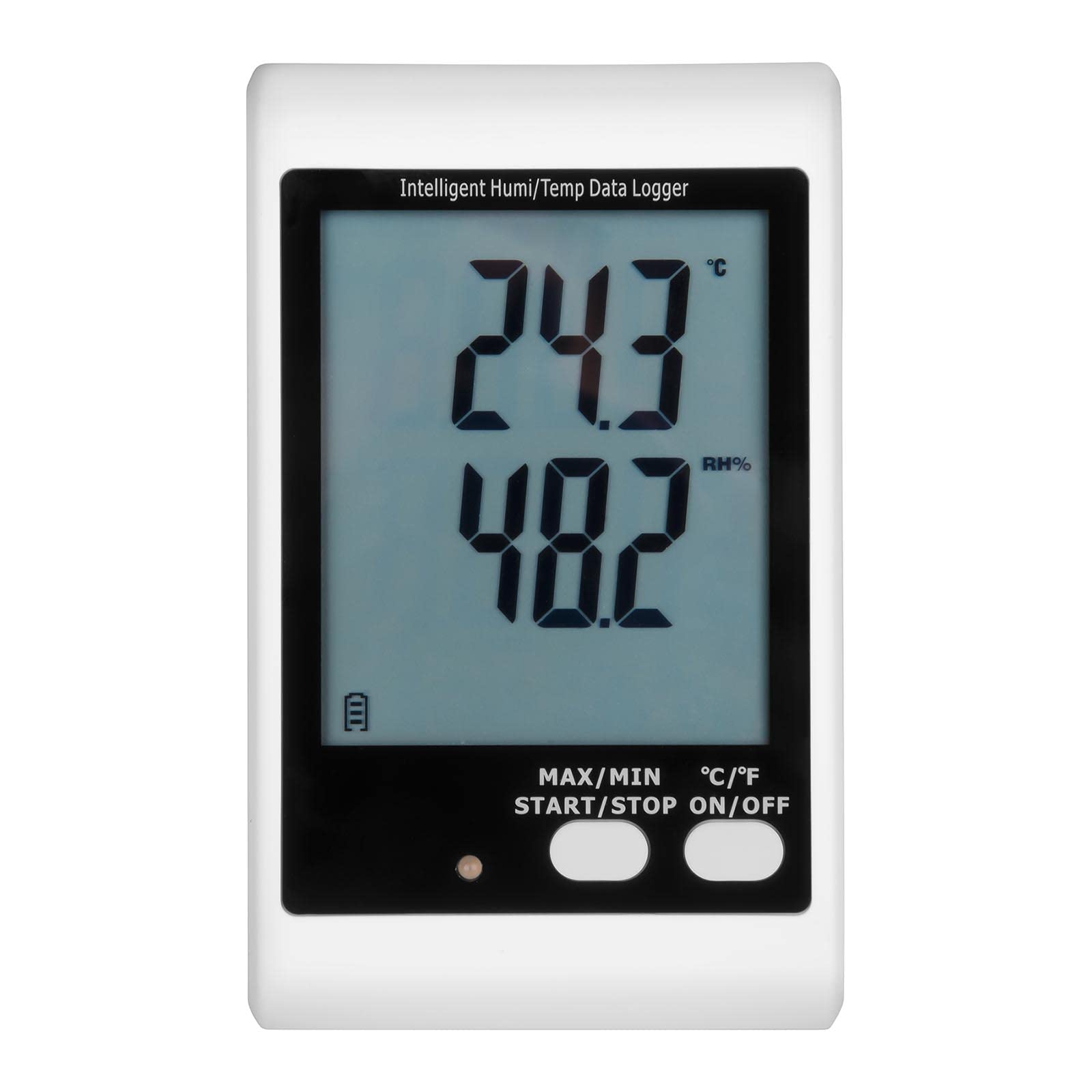 Steinberg Systems Data Logger Para Temperatura y Humedad Datalogger SBS-DL-123E (LCD - de (-40) a +125 °C - de 0 a 100% rH, Sensor externo)