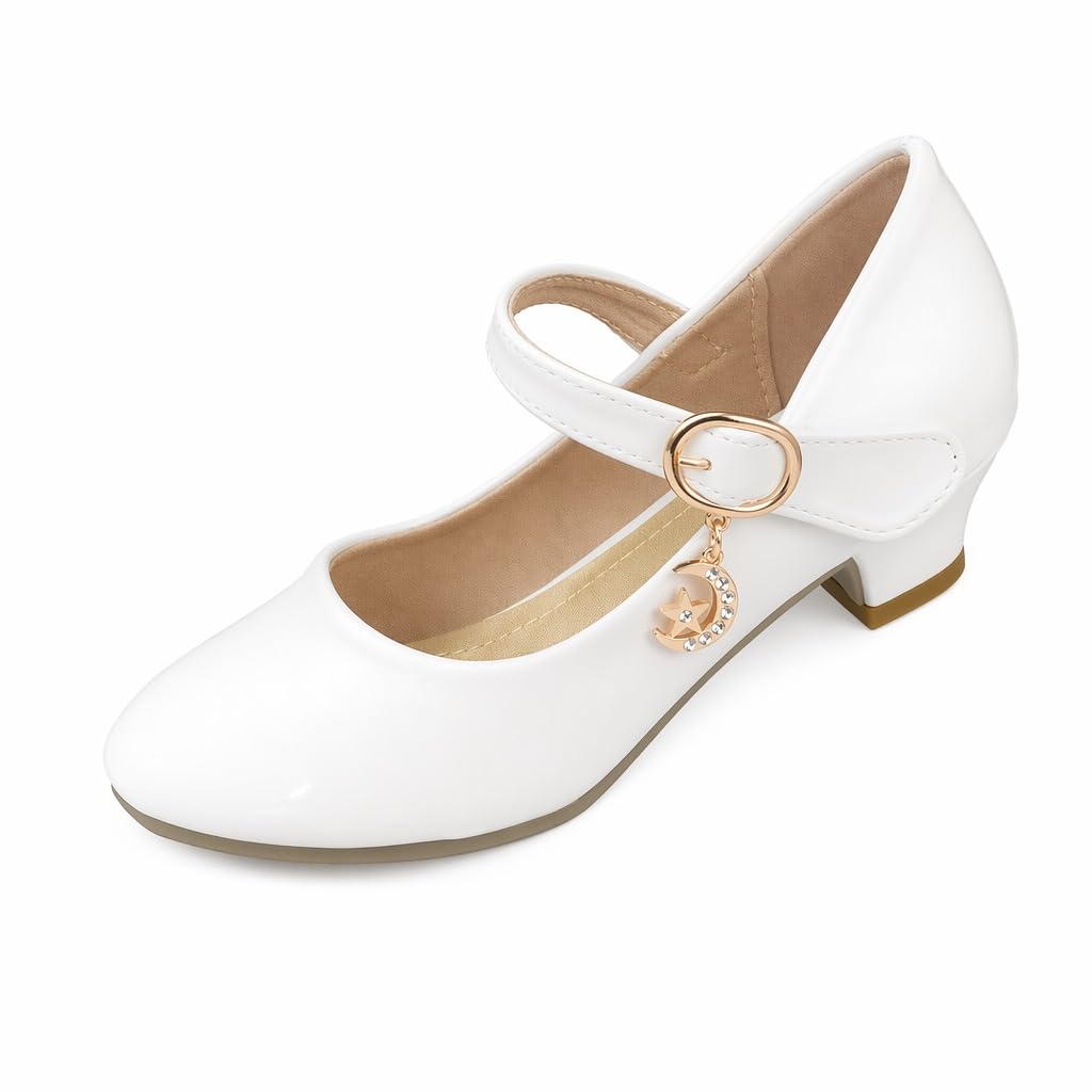 Prinzessin Schuhe Mädchen Kinder Mary Jane Partys Elegante Niedrige Absätze