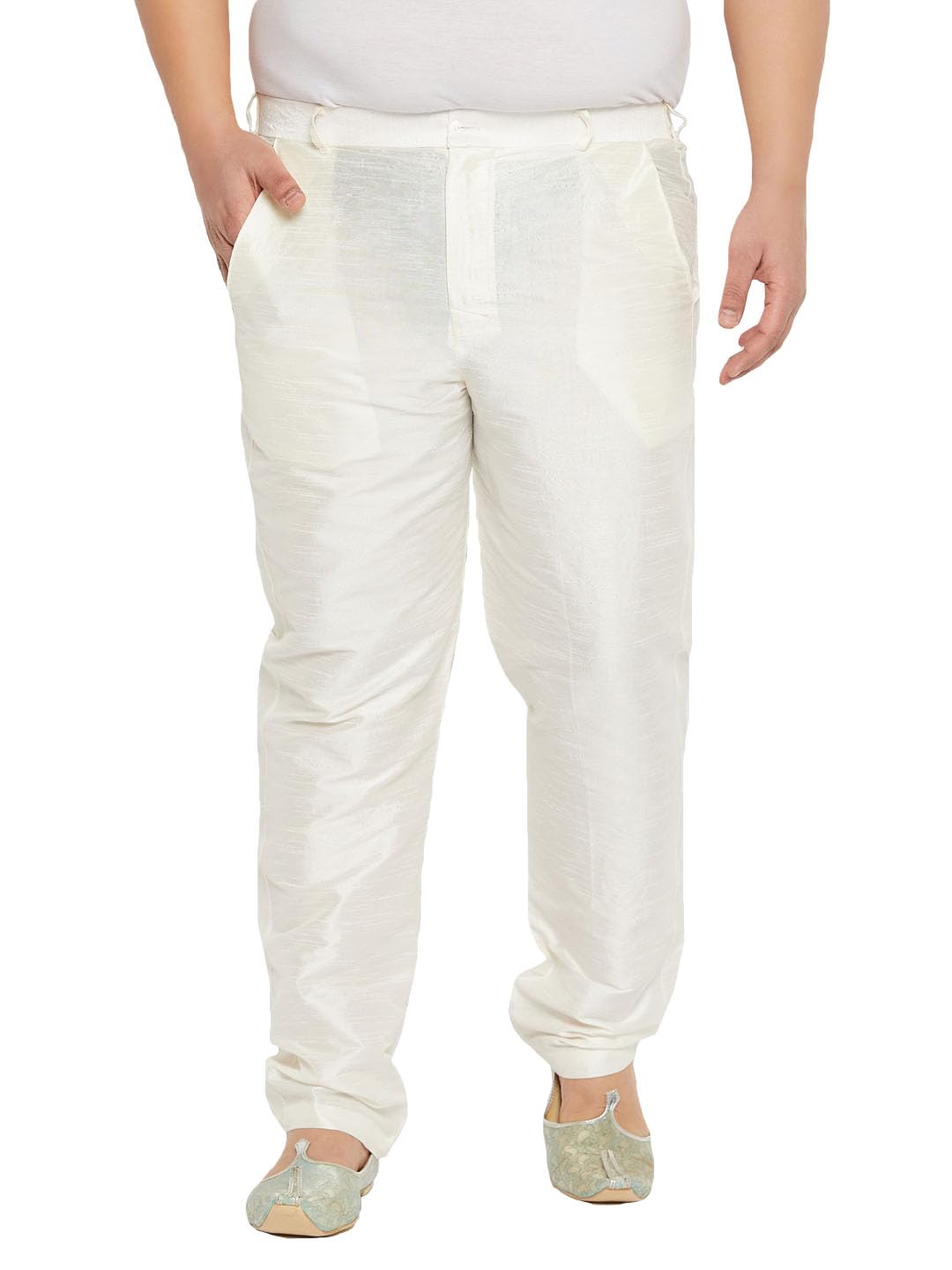 Vastramay Plus Men's Cream Pyjama