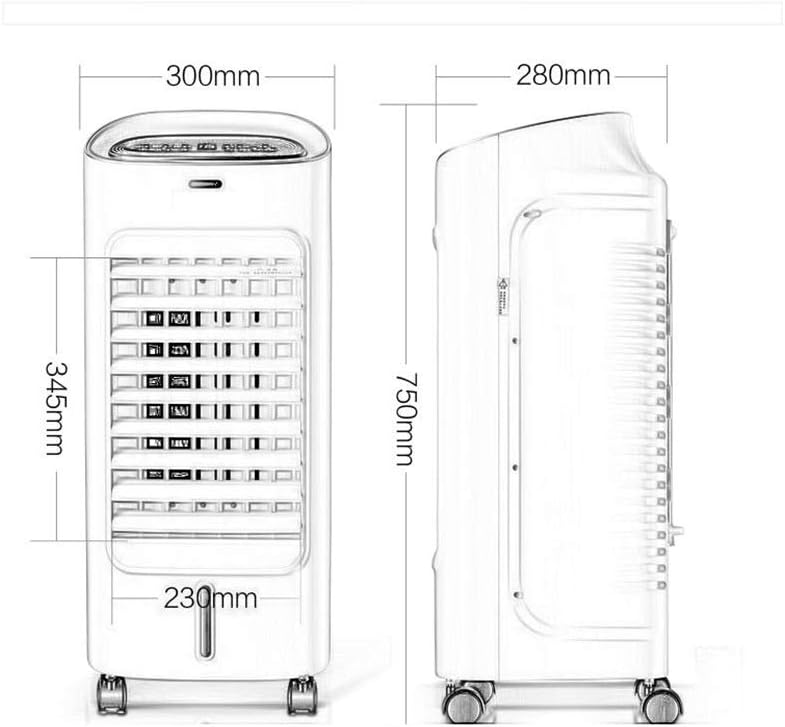 Air Conditioner Portable Compact Air Circulator Mobile Cooling Fan Space Air Cooler Super Quiet Evaporative Coolers 3 Speed Setting Air Conditioner Energy Efficient Conditioner Perfect for