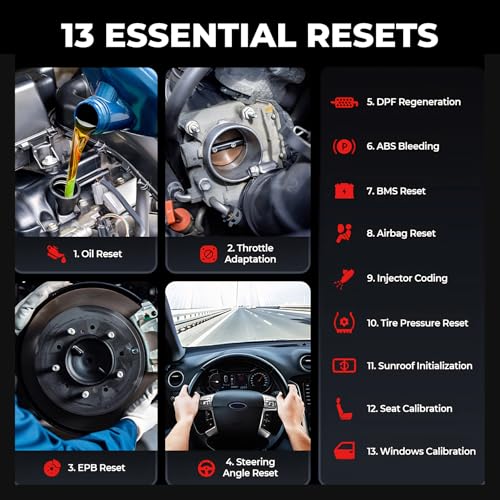 TOPDON TopScan Pro, OBD2 Scanner Bluetooth for iOS & Android, Diagnostic Scan Tool for All Cars, Car Code Reader with Reset Scanner, 13+ Reset Service, 2024 Upgraded Version of Topscan Lite