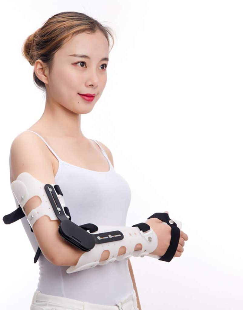 Tutore per Palmo del Gomito Incernierato Rom, per Supporto per Il Recupero di Lesioni Dell'ortesi del Braccio Dopo L'intervento Chirurgico Tutore per Gomito Regolabile Post-operatorio