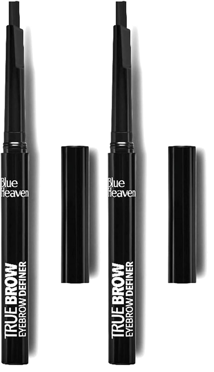 Blue Heaven True Brow Eyebrow Definer, Black, 0.30gm (Pack of 2)-image-24