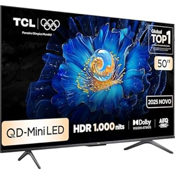 TCL 4K QD-Mini LED TV 50“ C6KS GOOGLE TV DOLBY VISION E DOLBY ATMOS
