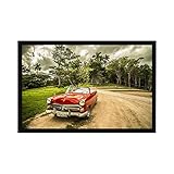 VERO HOME 17881 Fußmatte | Motiv Reisen Oldtimer | Für Ihren Eingangs-Bereich | Maße: 60 x 40 cm