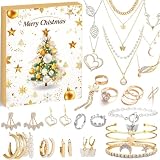 Calendario dell'Avvento di gioielli 2024, calendario dell'Avvento di Natale con 24 gioielli brillanti, calendario dell'Avvento 2024, calendario dell'Avvento gioielli, calendario dell'Avvento donna
