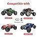 HobbyPark 12mm Hex 1/10 RC Truck Wheels and Tires for Traxxas Rustler 2wd 4x4 VXL Redcat Volcano EPX Blackout XTE Pro fit 3S 4S Brushless (Set of 4)