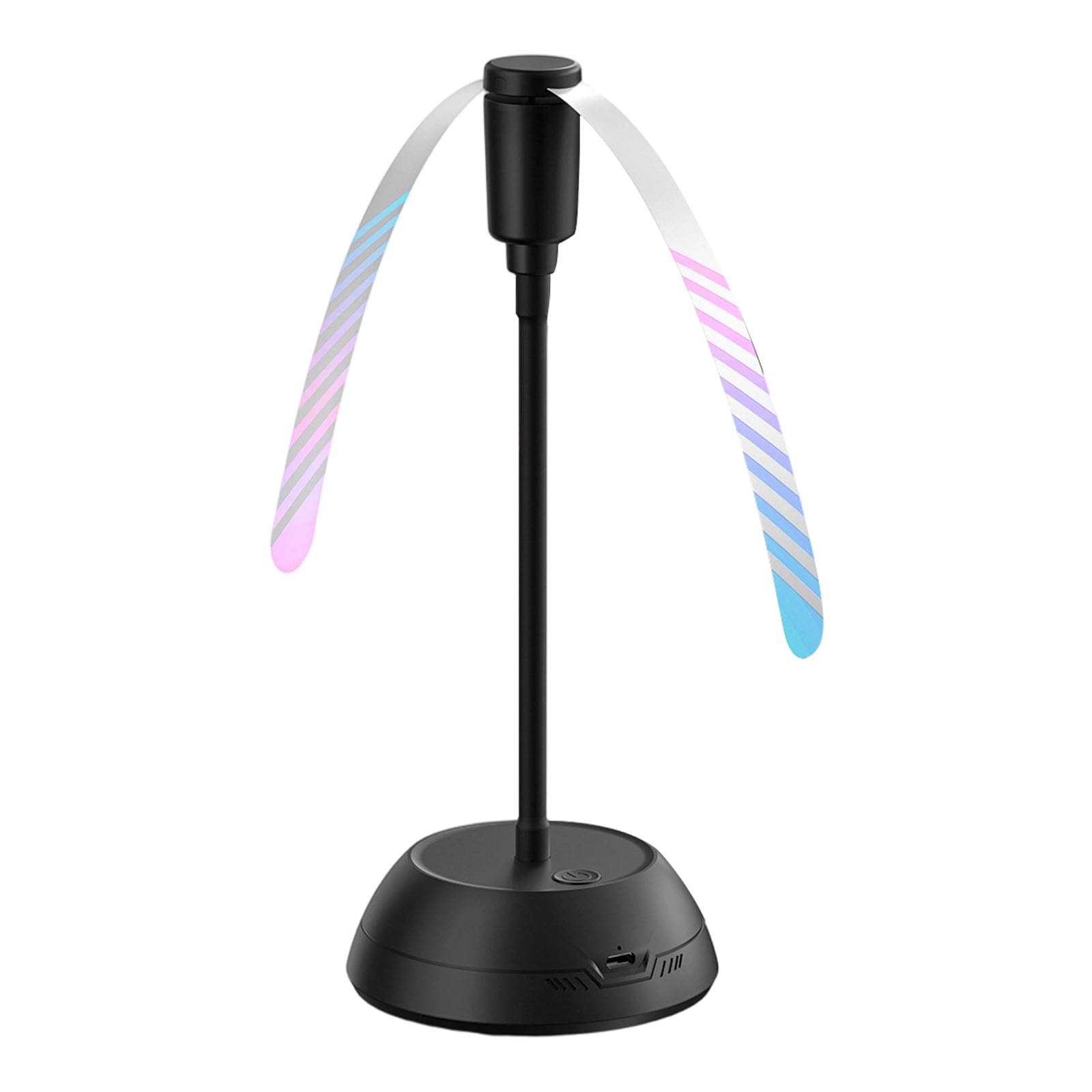 Oxxggkao ABS Fly Fan with 24 Hour Usage Duration and Adjustable Silicone Neck ABS Fan