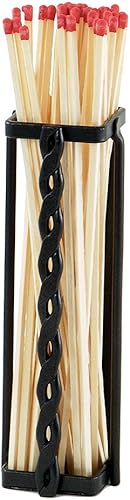 Miniatura 2 de Minuteman International Soporte para chimenea de cuerda trenzada, grafito