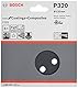 Bosch 5x PRO Plastic and Hard Stone F355 Schleifscheibe (für Beton, Harter Stein, Ø mm, Körnung 320, Professional Zubehör Exzenterschleifer)