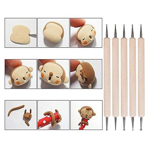 62PCS Ceramic Clay Tools with Plastic Storage Case,Modeling Pottery Sculpting Tools Kits for Beginners Professionals Kids After School Ceramics Classes - Thumbnail 3