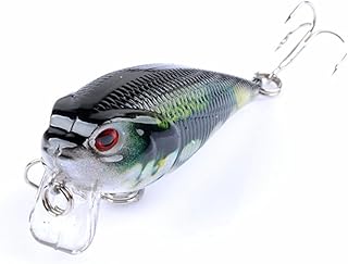 Floating Fishing Lures 4 Pcs Deep Sea Baits Fishing Baits Fishing Lure Rock and Roll Set Artificial Fishing Lures Floating Fishing Lures Deep Sea Baits