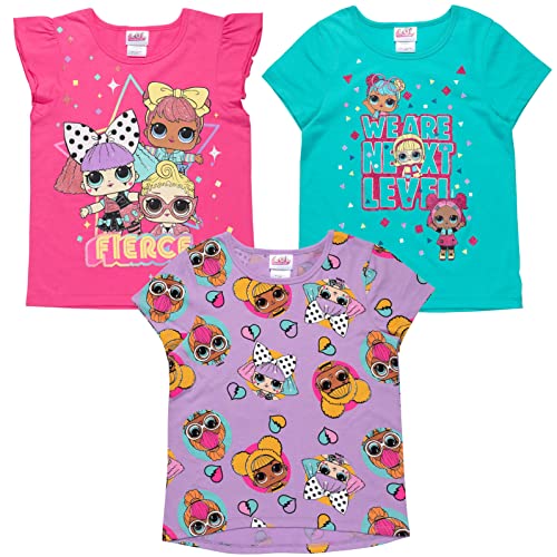 L.O.L. Surprise! 3 Pack Ruffle Graphic T-Shirt
