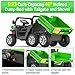 Hetoy 24V 2-Seater Ride On Dump Truck with Parent Remote Control, 4WD 6-Wheel Electric Car for Big Kids, UTV Style Dump Bed & Music Horn, ASTM/CPSIA Certified (Ages 3+)