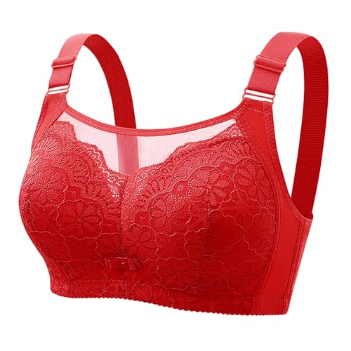 CUTeFiorino Pantalones de maternidad cortos anillo de acero fino sin puntas, ropa interior cómoda, transpirable, hebilla grande, sujetador para mujer, chaleco con cuello en V profundo, bralette,