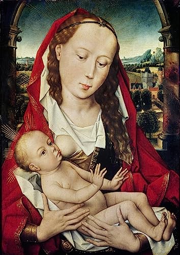 Tableau Vierge à l'Enfant pour une décoration de chambre sereine