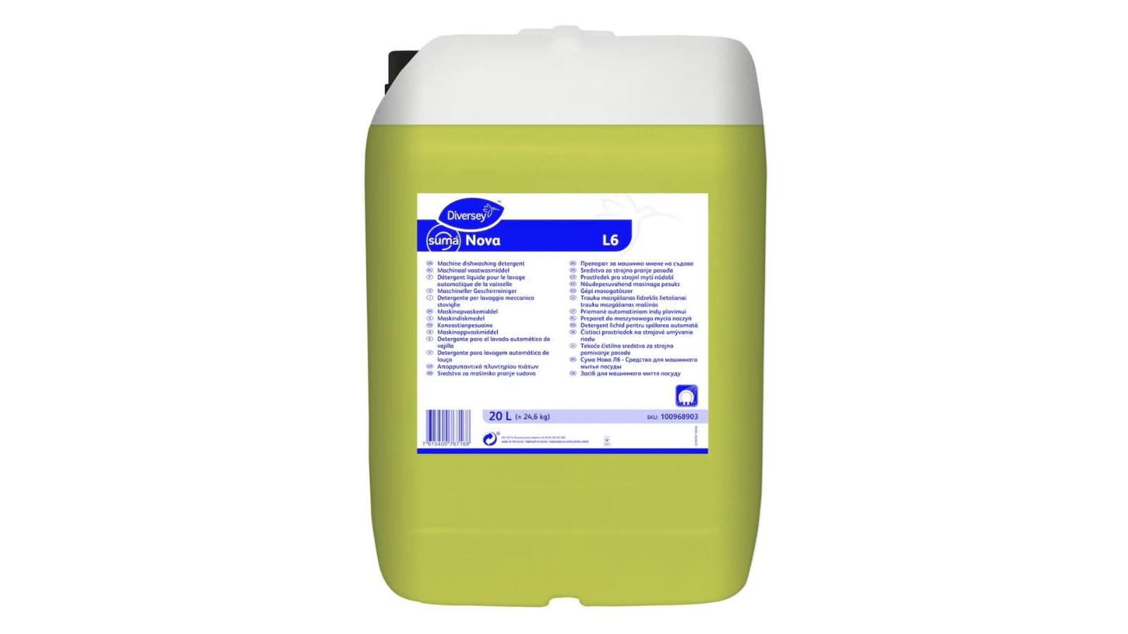 Suma Nova L6 - Detergente Para El Lavado Automático De Vajilla