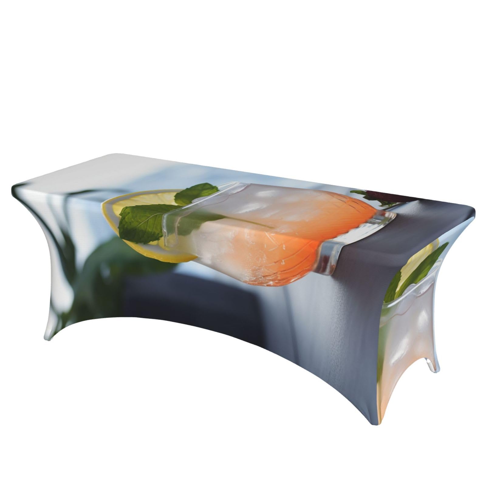 Nappe élasthanne pour table de 1,8 m anti-pli et stable face au vent d'été
