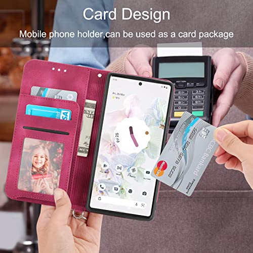 BAILI Wallet Case for Sony Xperia 10 VI Cover, 5 Card Slots - Image 4