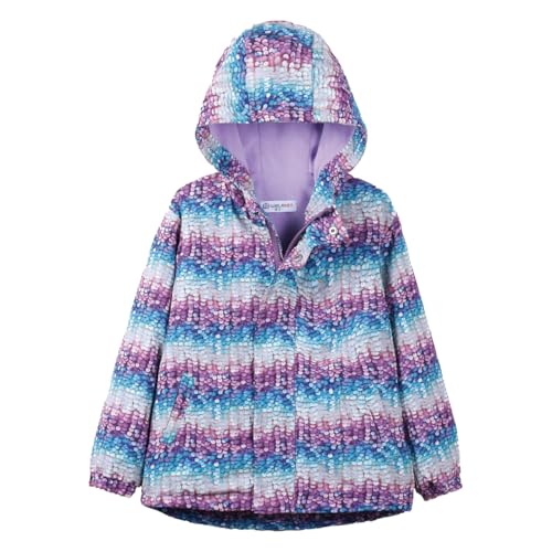 Image of WELAKEN Fleece lined Jackets with Water-Resistance Frabic for Kid's & Toddler II Girl's Rain Jacket & coats