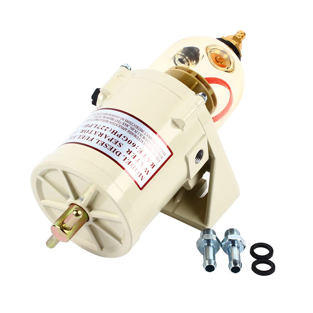 Kit filtro separatore acqua, filtro carburante 500FG 500FH Diesel Marine camion benzina Racor filtro separatore olio acqua per 60GPH con bullone