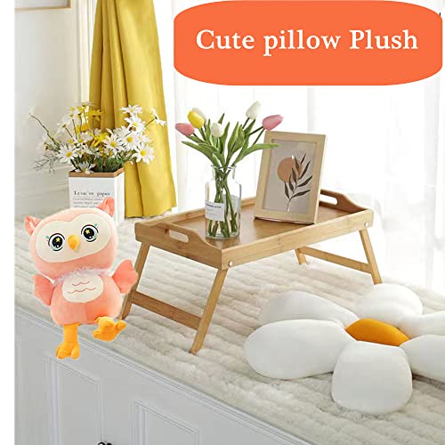 Image of Tickles Ellie Owl Super Soft Stuffed Plush Animal Toy for Kids Boys Girls Birthday Gift (Color: Pink; Size: 30 cm)