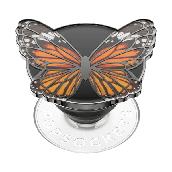 Image of PopSockets Adhesive Phone Grip, Holder- Monarch Butterfly